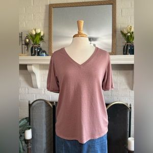 Mod Ref Soft Puff Sleeve Tee - size L